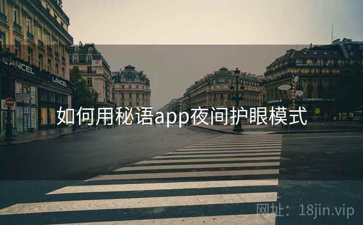 如何用秘语app夜间护眼模式 第1张 如何用秘语app夜间护眼模式 第1张